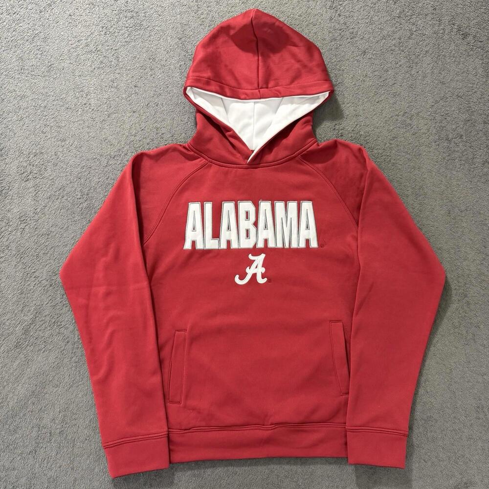 Alabama Crimson Tide Youth Hoodie Small Red White Men’s
